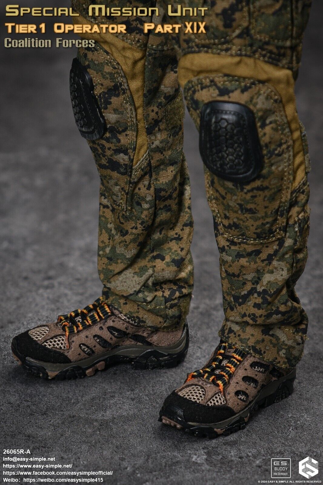 1:6 Scale Easy & Simple Tier 1 Operator Part XIX Coalition Forces 12" Figure