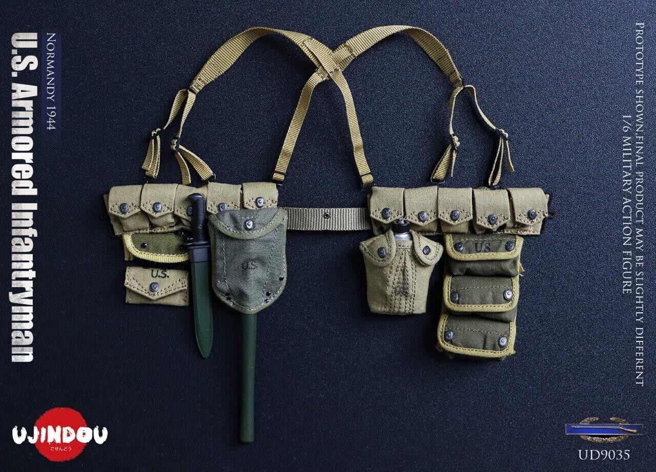 1:6 scale Ujindou WWII US Armored Infantryman GP M1 Ammo Bag Pouch
