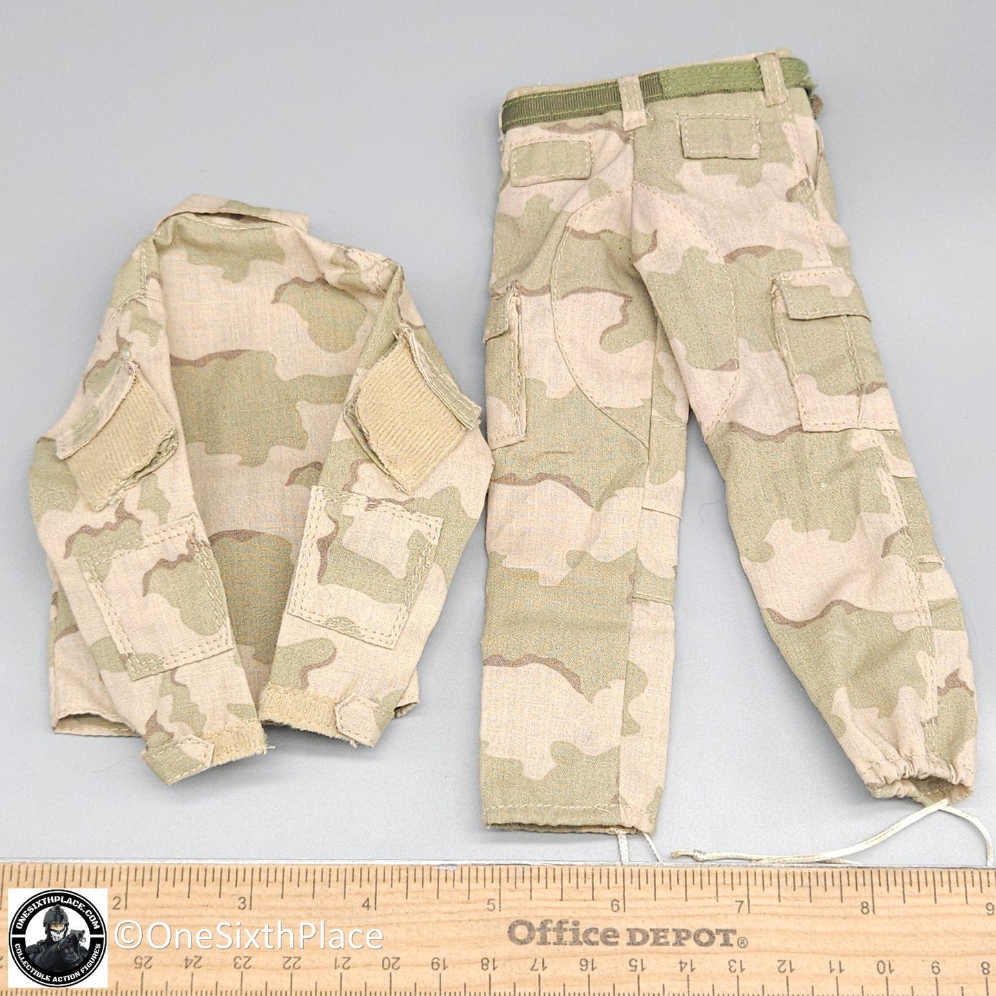 1:6 scale ACE US Army Delta CAG DCU Desert Camo Uniform for 12" Figures