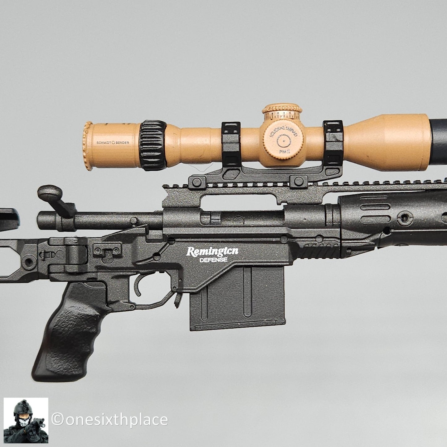 1:6 scale Easy & Simple Special Forces Sniper XM2010 .338 Rifle for 12" Figures