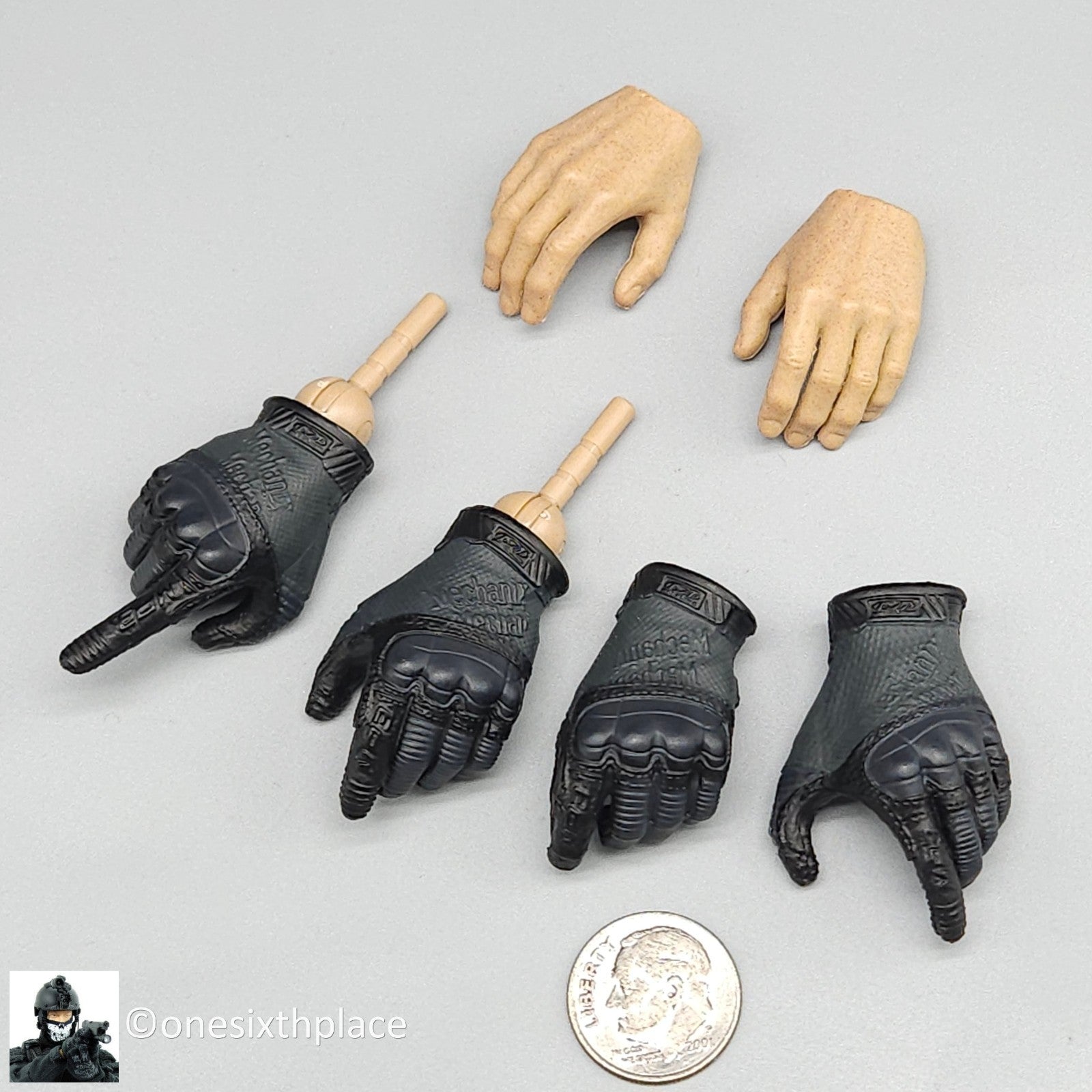 1:6 Easy & Simple HRT Minuteman ShotShow 2025 Gloved Hands Set for 12" Figures