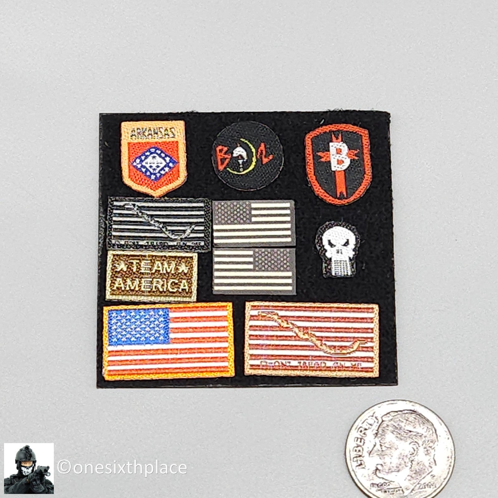 1:6 scale Easy & Simple Coalition Forces Patches Set for 12" Figures 26065RA