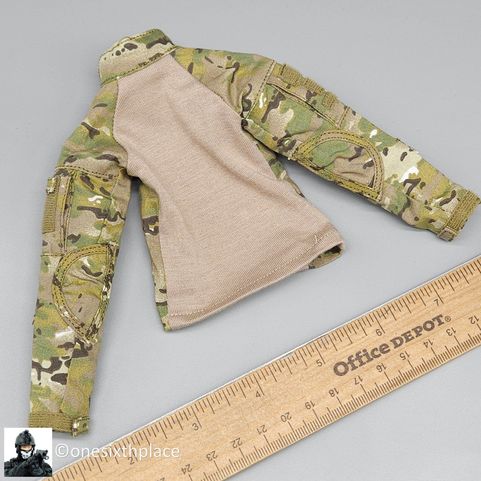 1:6 Easy & Simple French Airborne Special Operations Mulitcam Combat Shirt