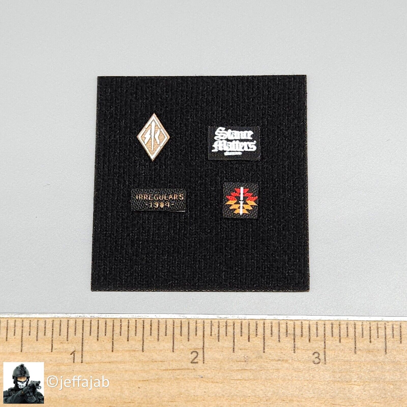 1:6 Easy & Simple Veteran Tactical Instructor Patches Set for 12" Figures