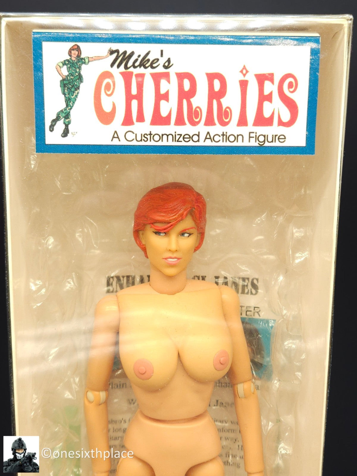 1:6 Mike T Cherry Custom GI Jane Female Body with Enhanced Bust Hair & Makeup