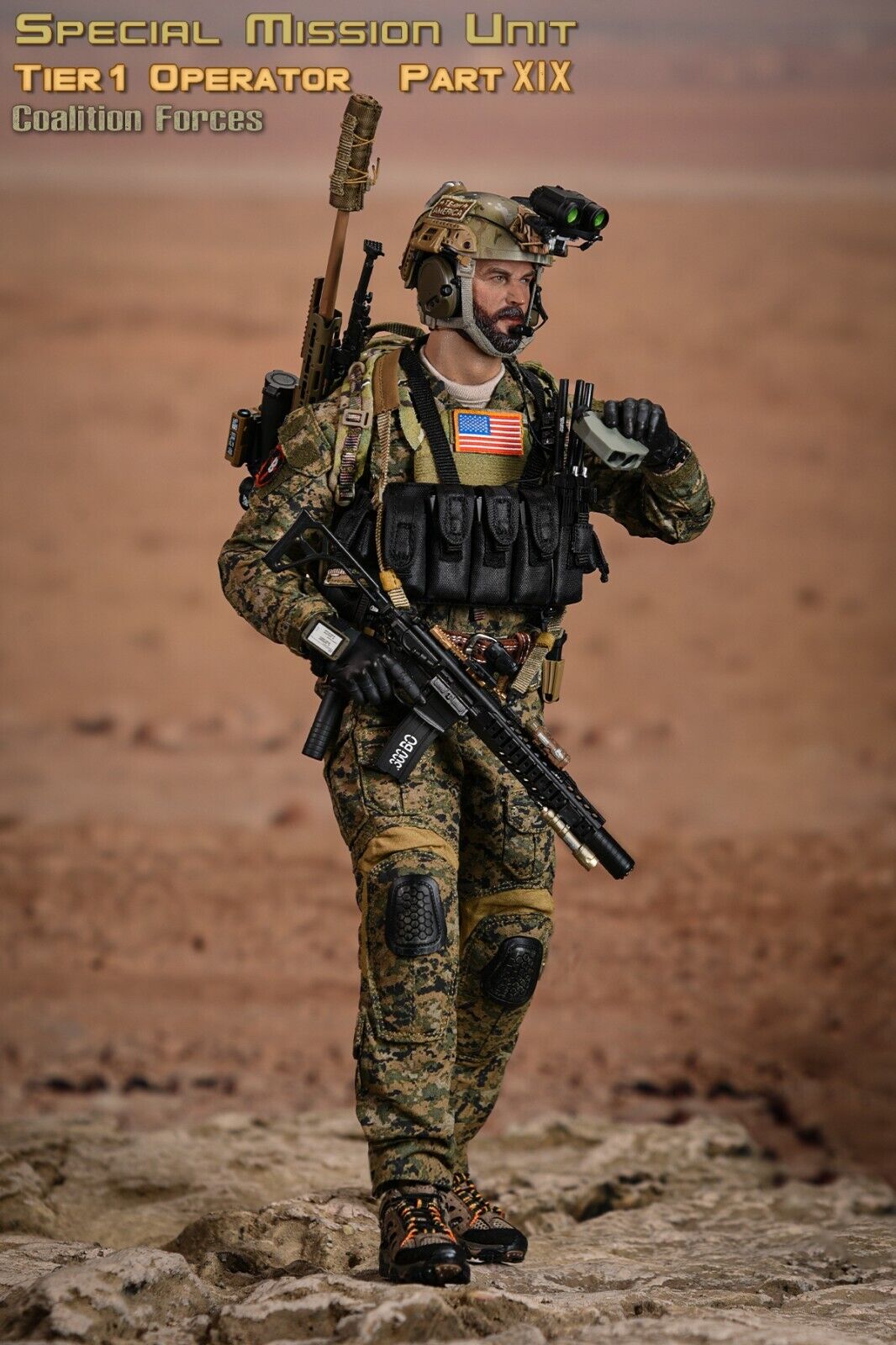 1:6 scale Easy & Simple Coalition Forces Patches Set for 12" Figures 26065RA