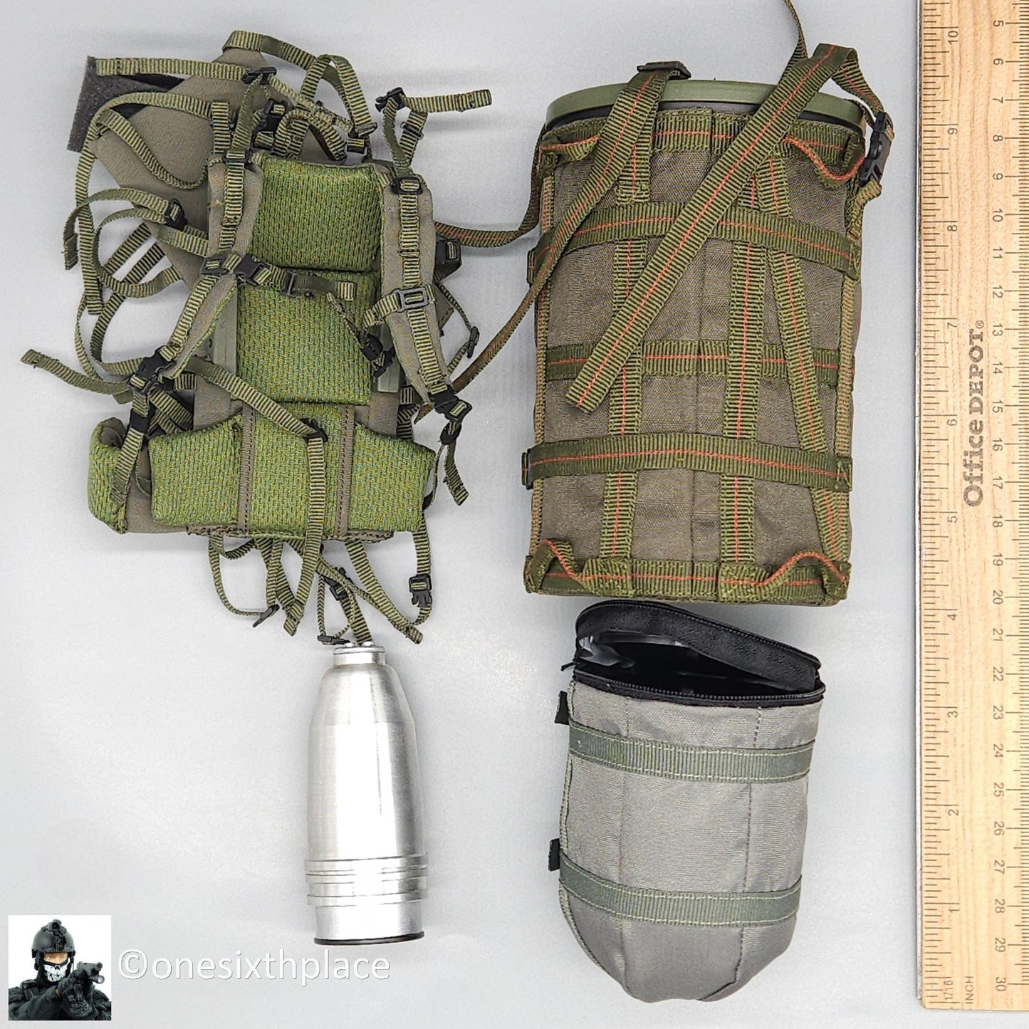 1:1 scale Easy & Simple ZERT Super Death Squad One Way Ticket Bomb w/ Backpack