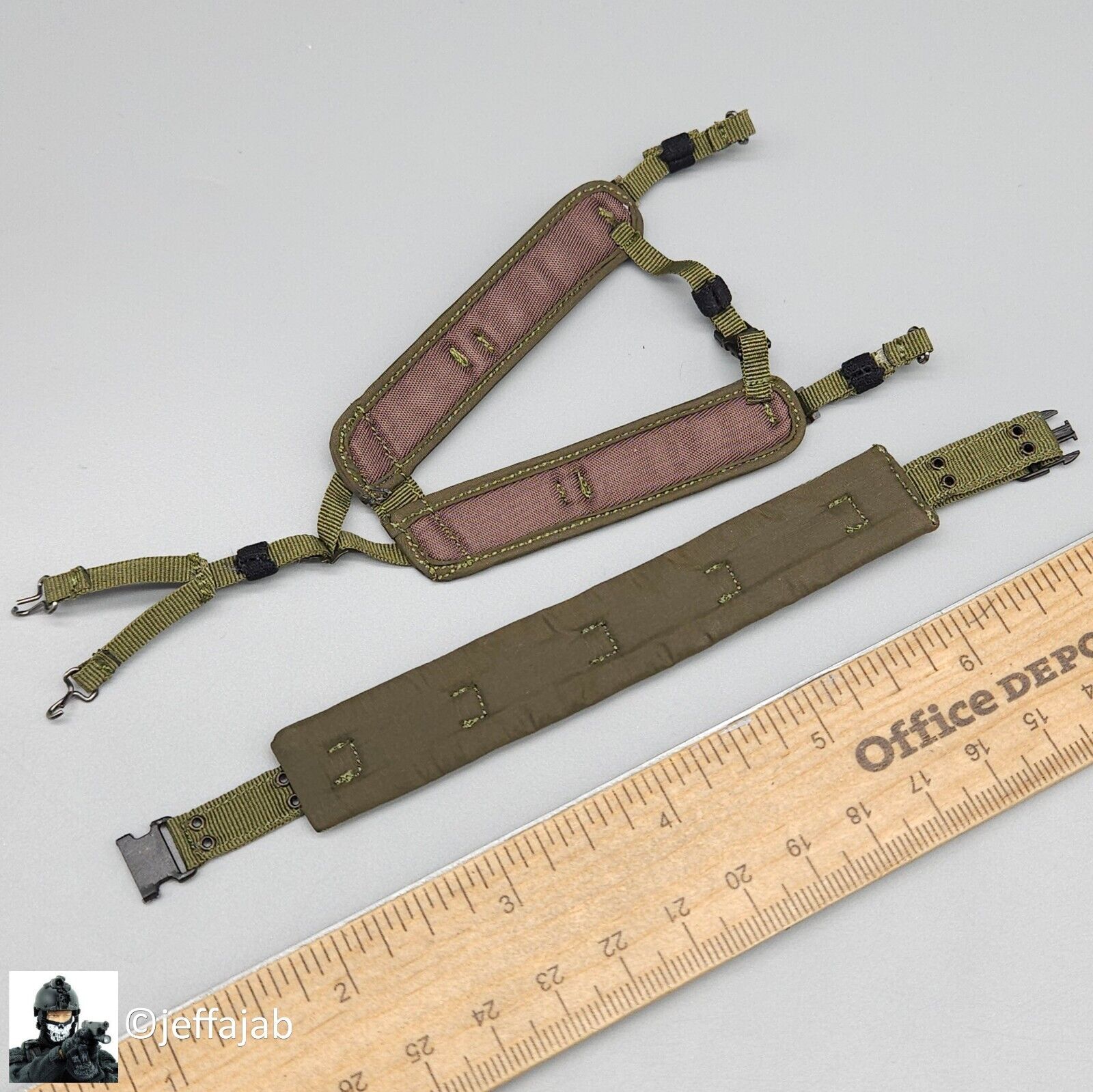 1:6 Soldier Story The Division 2 Agent Brian Johnson Padded Belt w/ Suspenders