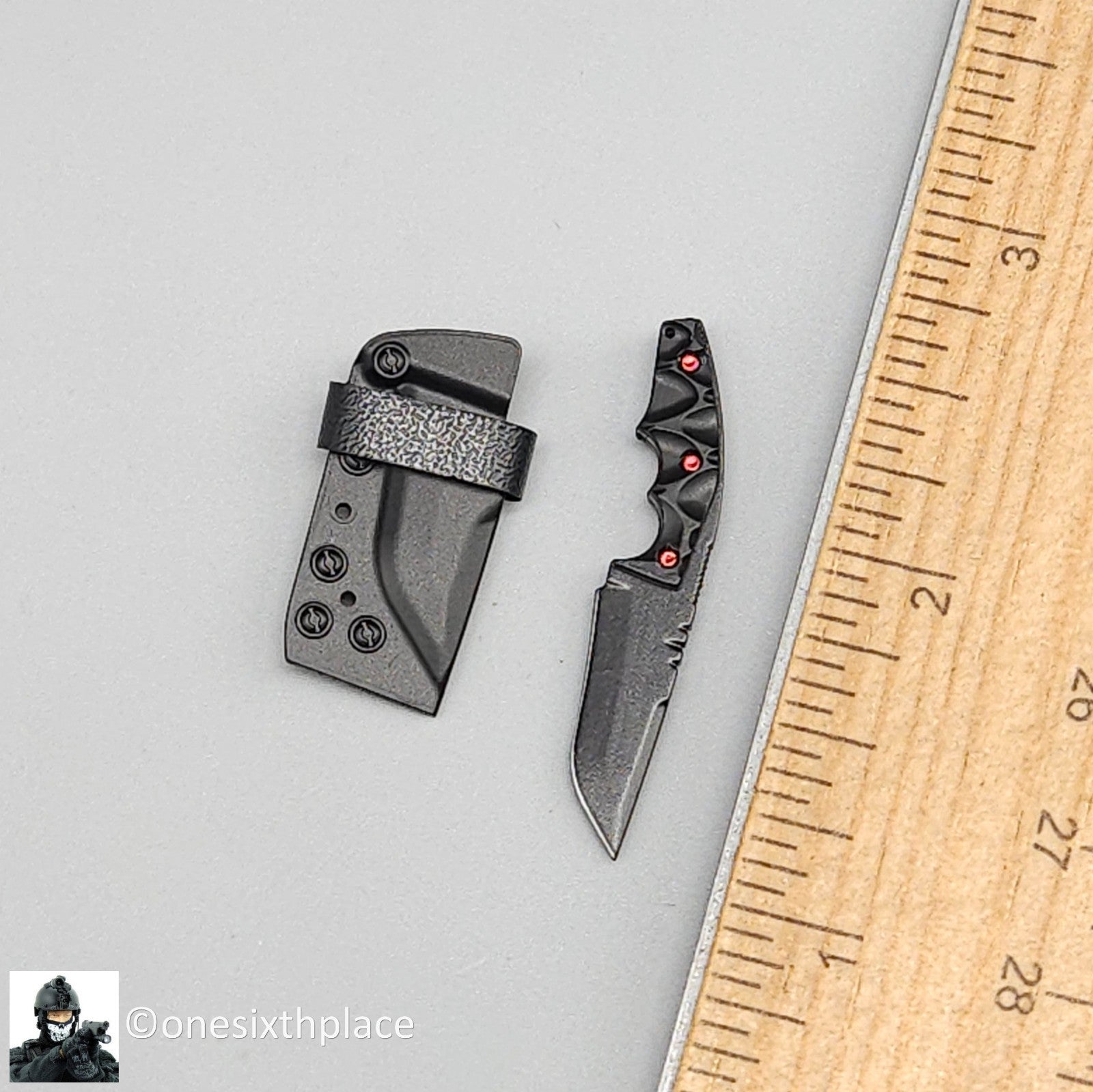 1:1 scale Easy & Simple ZERT Super Death Squad One Way Ticket Knife & Sheath