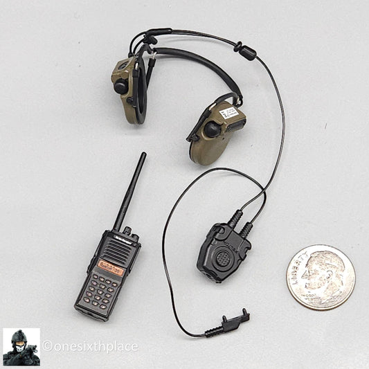1:6 scale Easy & Simple Russian ALPHA Team Leader Radio w/ Headset 12" Figures