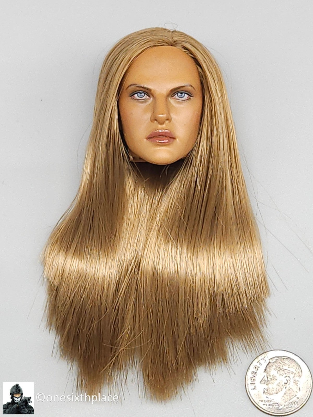 1:6 Hot Toys TrueType Cuban American Female Head Sculpt for 12" Figures