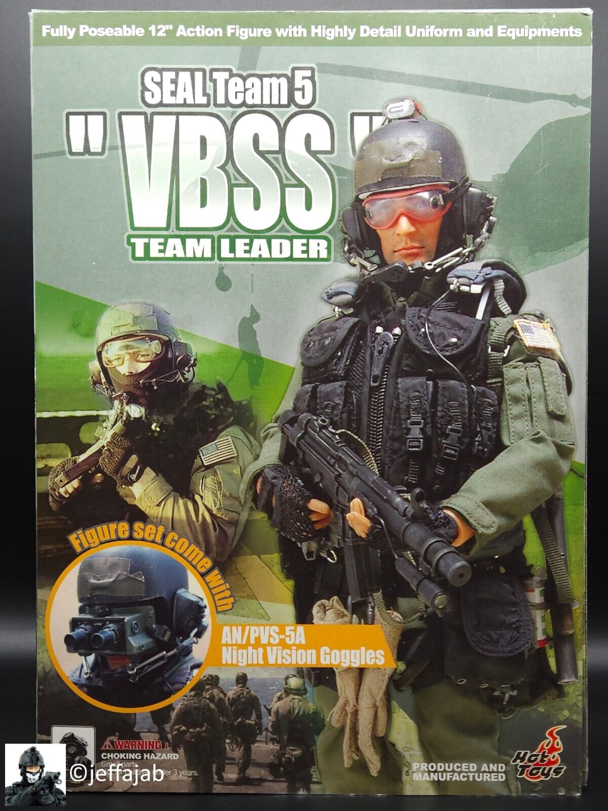 1:6 scale Hot Toys SEAL Team 5 VBSS Team Leader 12" Action Figure