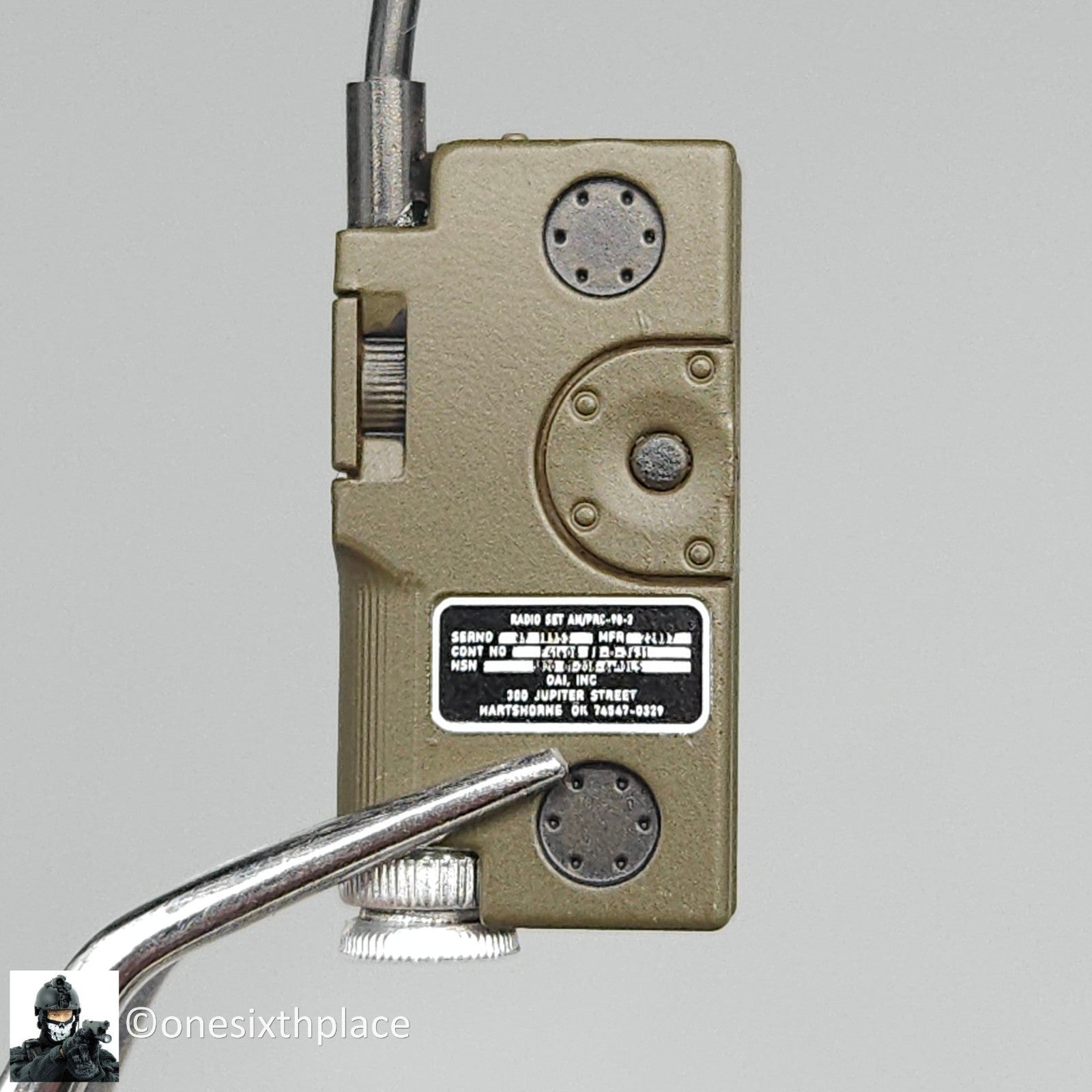 1:6 DID US Navy F-14 Pilot Tom & Nick Survival Radio for 12" Figures