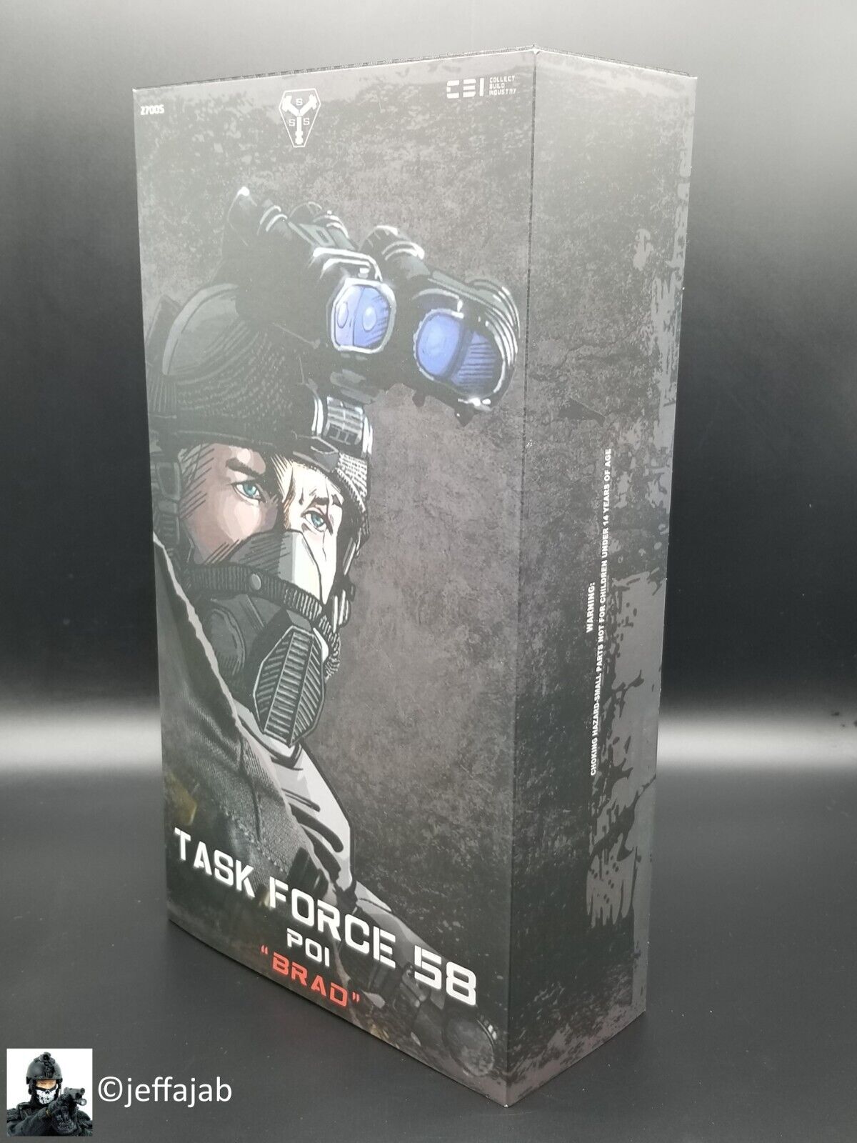 1:6 scale CBI x Easy & Simple Task Force 58 PO1 Brad 12" Boxed Figure 27005