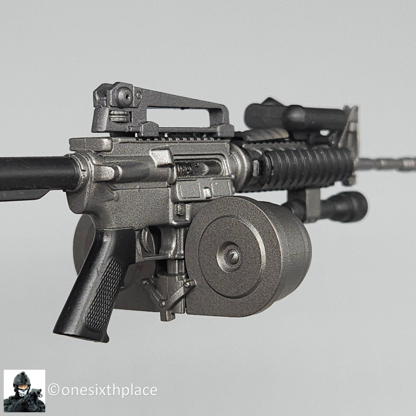 1:6 scale Dragon M4 Rifle 100-Round Ammo Drum Mag for 12" Figures