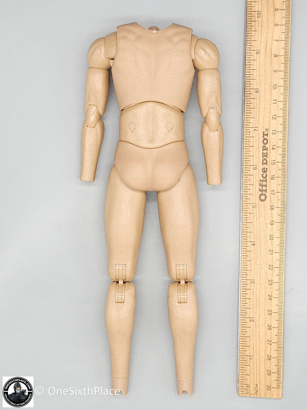 1:6 Easy & Simple Buddy 2.0 Male Nude Body (No Ankle Pegs) for 12" Figures
