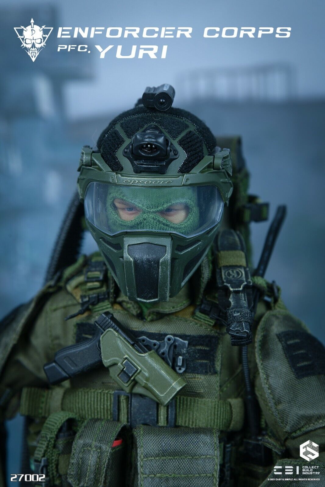 1:6 Easy & Simple CBI Enforcer Corps Yuri Ballistic Arm Pads for 12" GI Joe