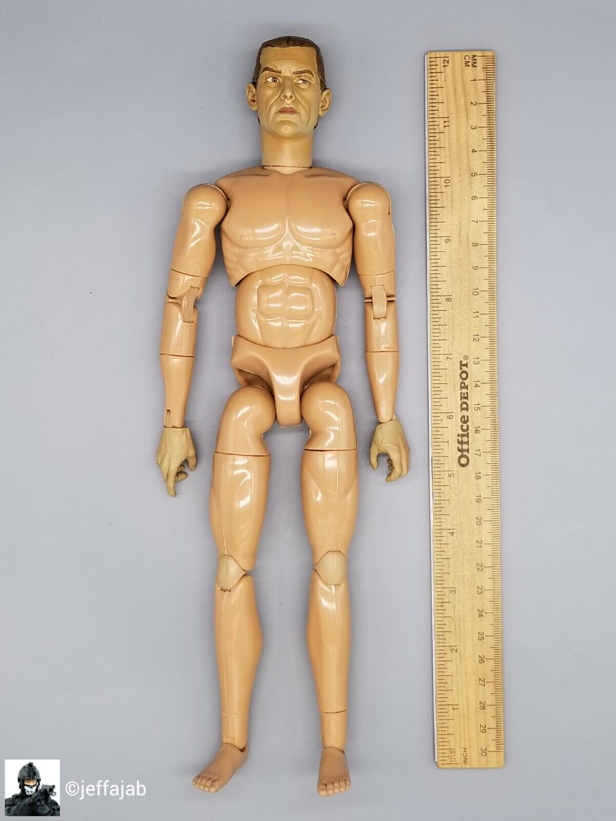 1:6 Sideshow Civil War Berdan Sharpshooter Male Nude Body for 12" GI Joe Dragon