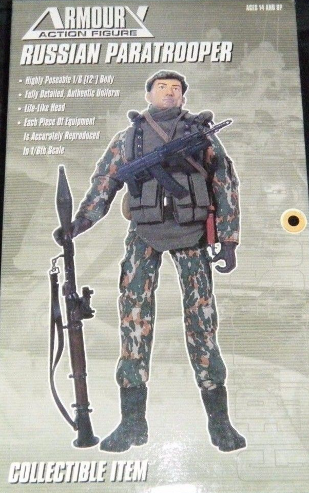 1:6 Armoury Russian Paratrooper Body Armor Assault Vest for 12" Figures