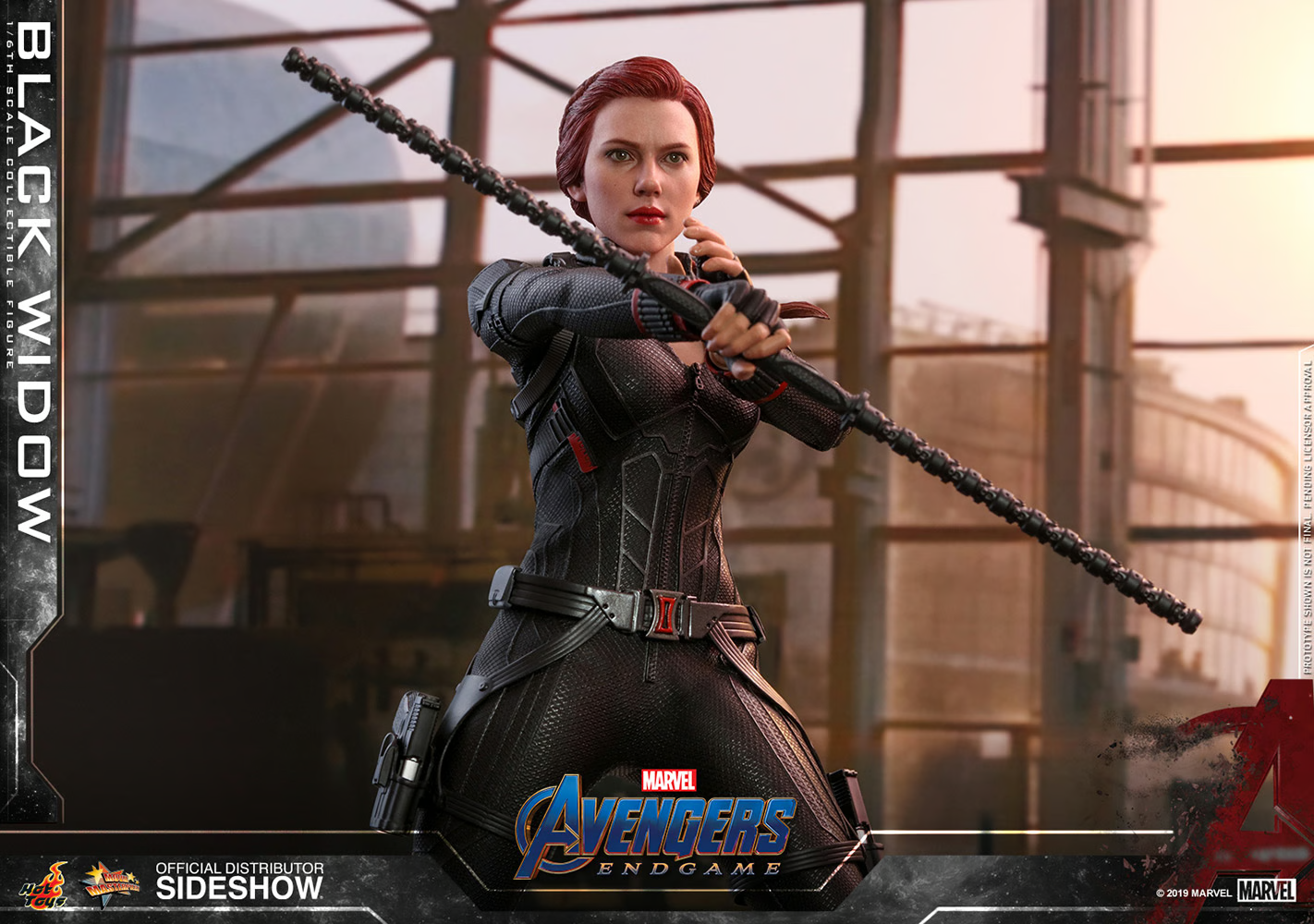 1:6 scale Hot Toys Avengers Endgame Black Widow Batons Set for 12" Figures