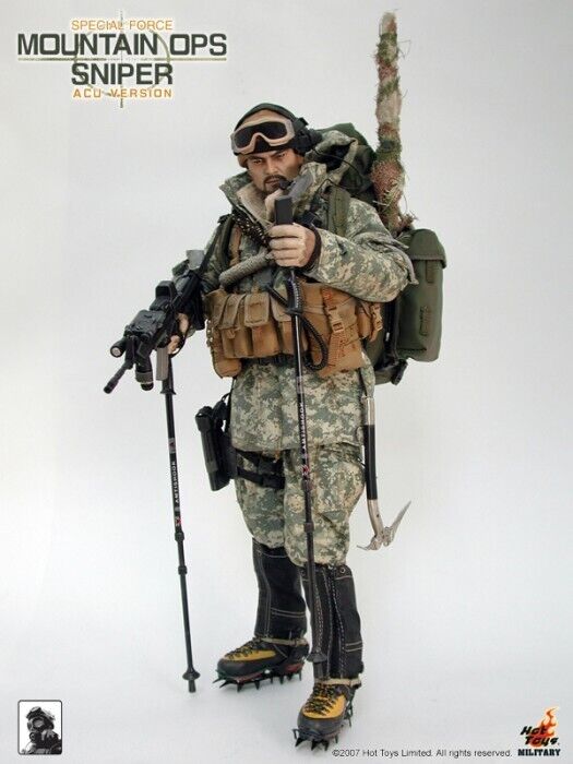 1:6 Hot Toys Special Forces Mountain Ops Sniper Cold Weather Boots  12" Figure