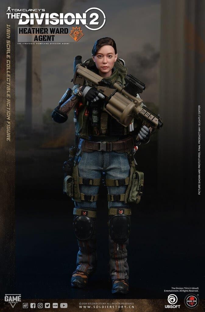 1:6 scale Soldier Story The Division 2 Agent Heather Ward Knee & Elbow Pads Set