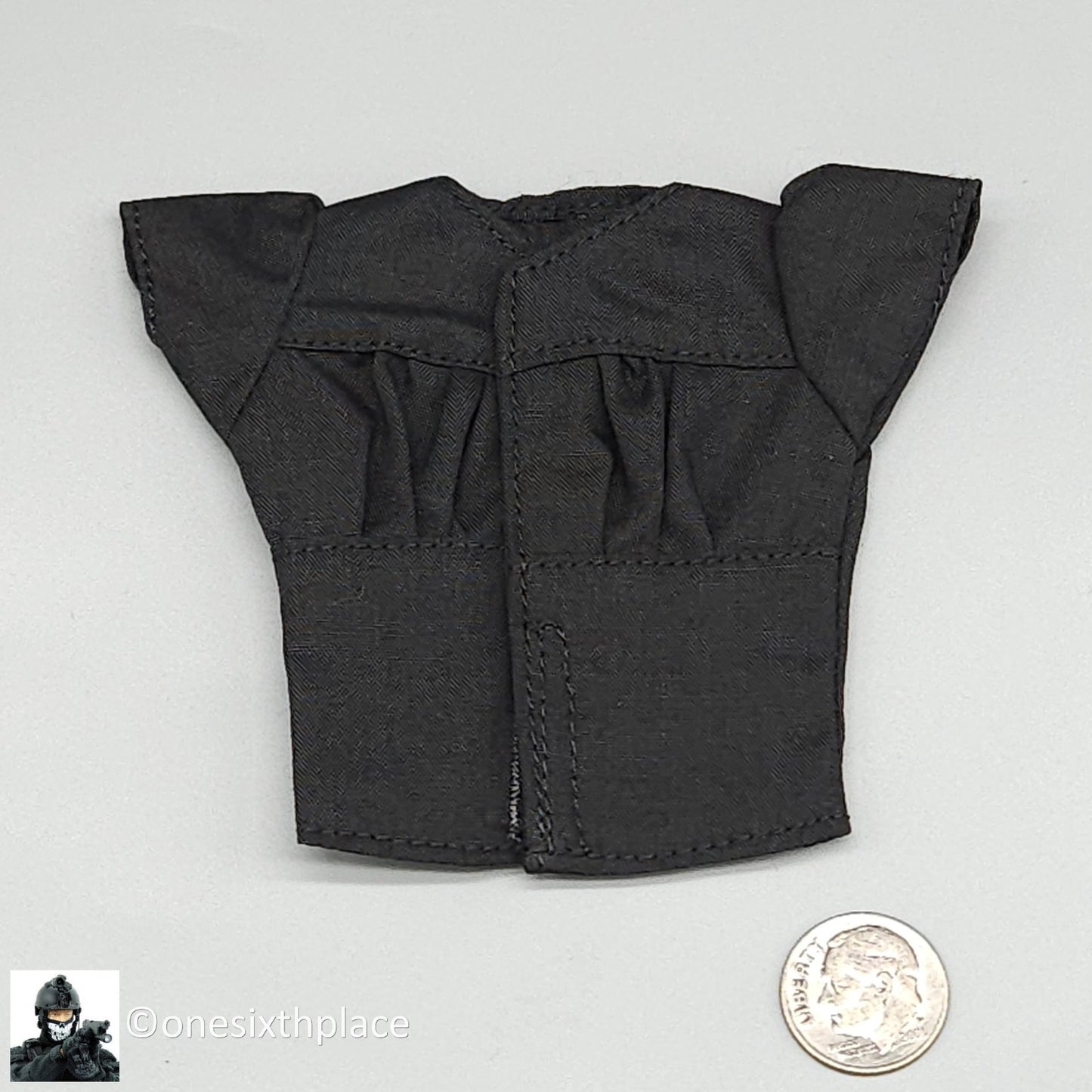 1:6 Triad Toys Summer Belles Female Black Shirt Top for 12" Figures