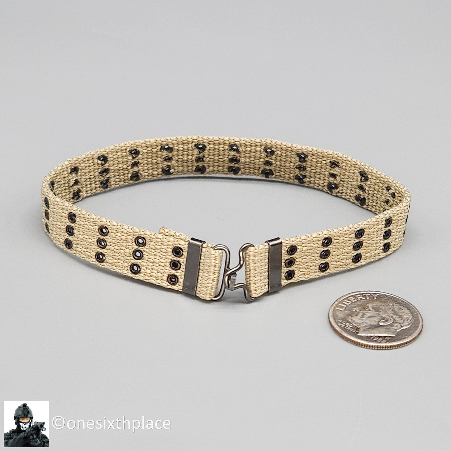 1:6 Scale DiD WWII US 2nd Ranger Battalion Medic Wade M1936 Pistol Belt