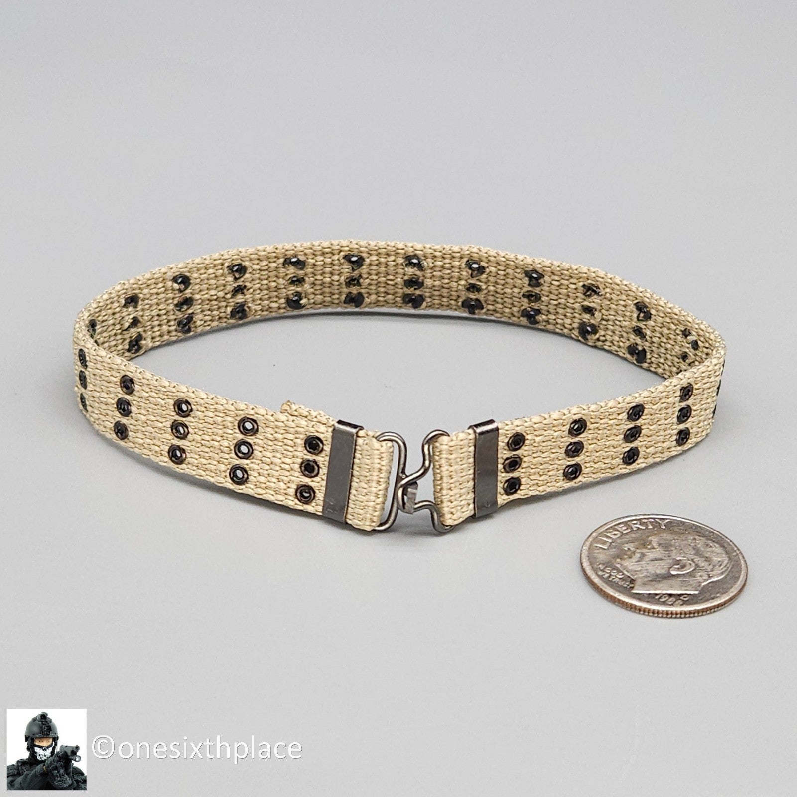 1:6 Scale DiD WWII US 2nd Ranger Battalion Medic Wade M1936 Pistol Belt