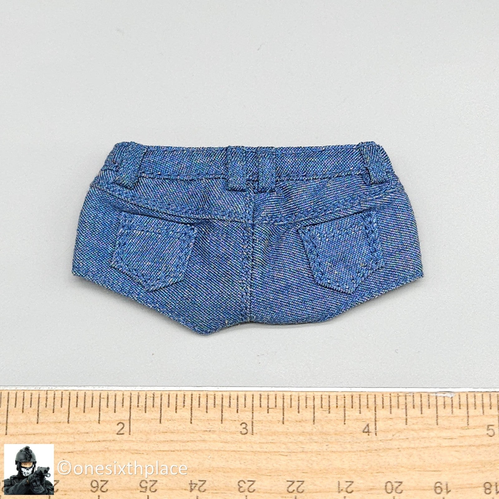 1:6 scale Cat Toys Female Handywoman Denim Jeans Shorts for 12" Figures