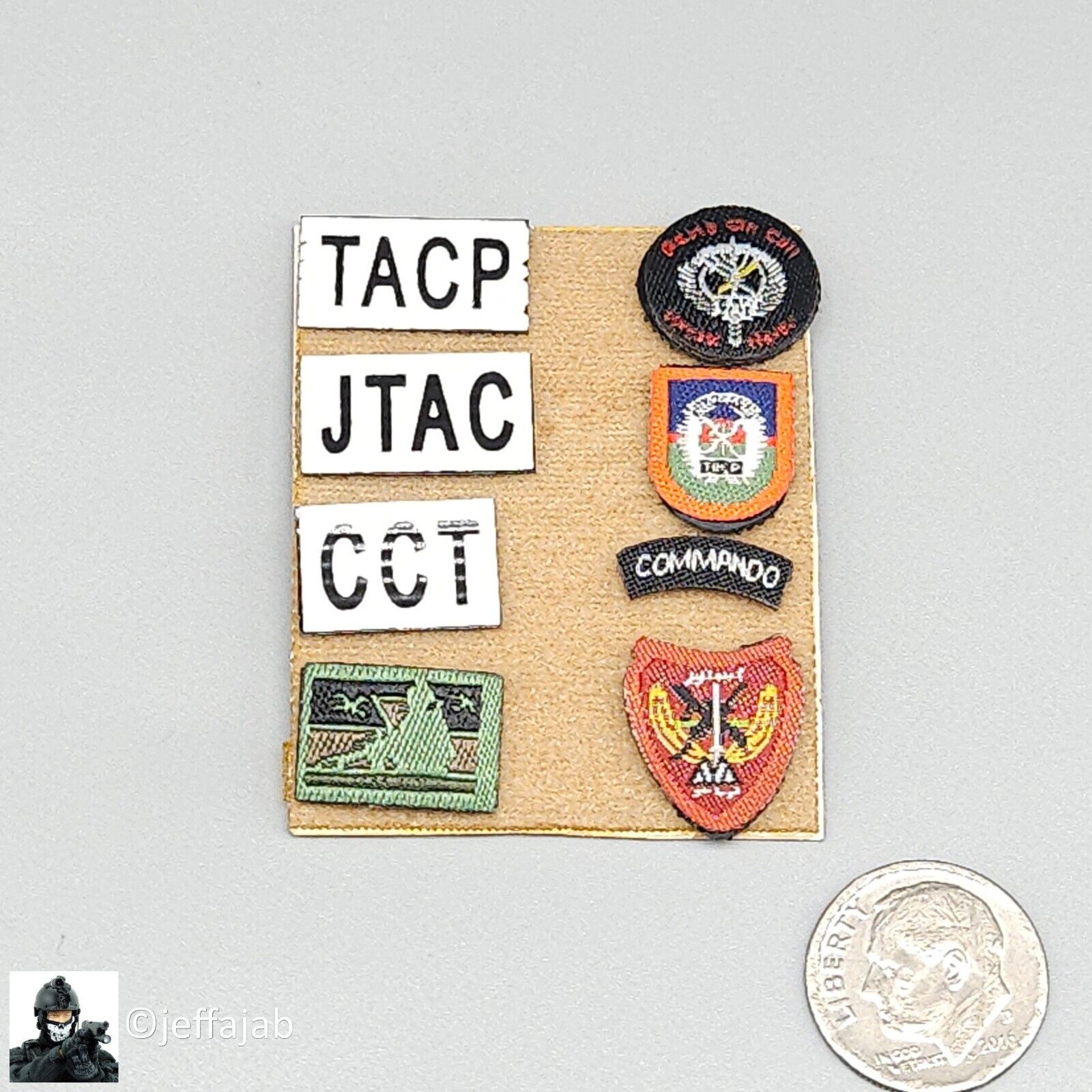 1:6 Soldier Story USAF TACP / JTAC Patches Set for 12" Figures