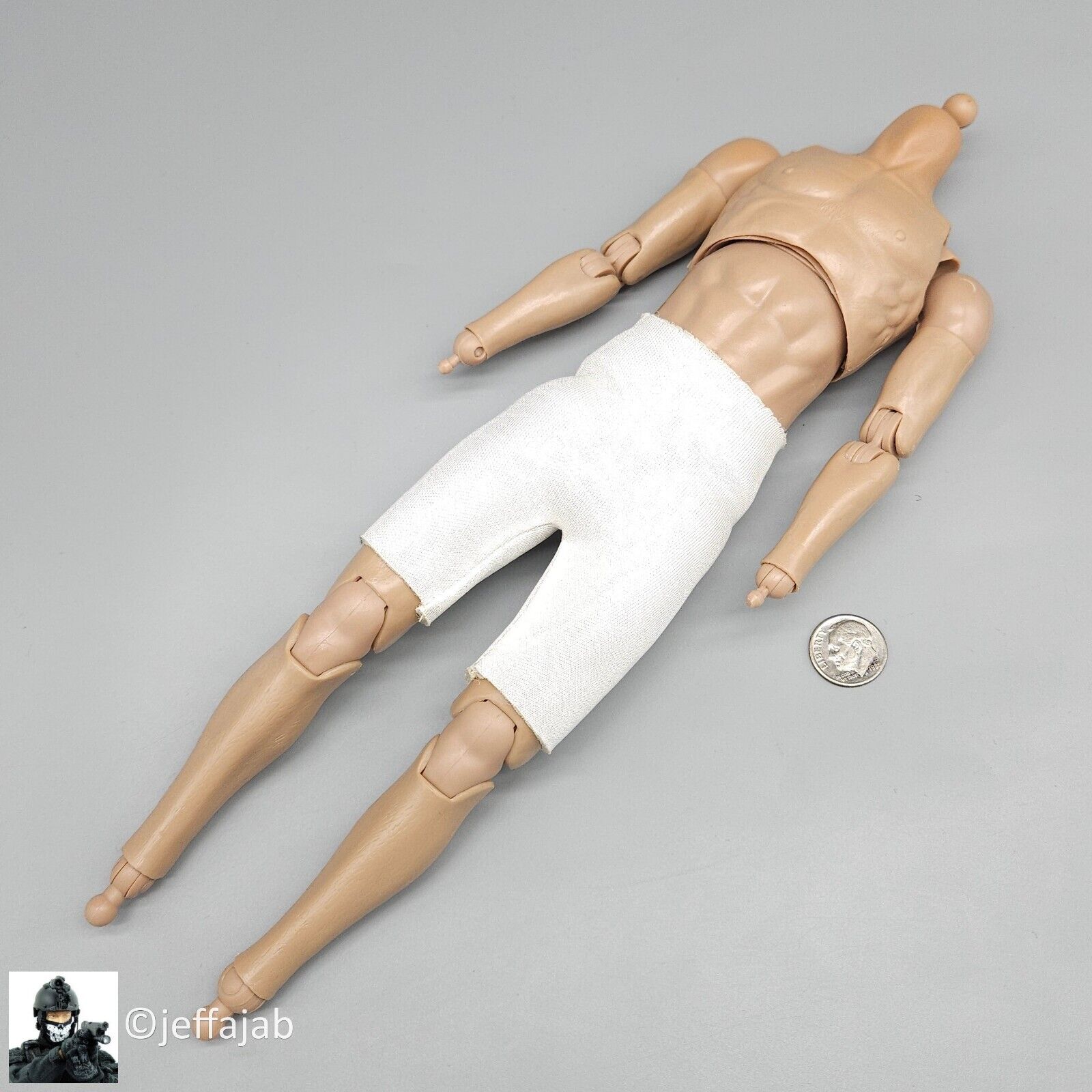 1:6 KSToys Doomsday Guardian Mens Padded Underwear for 12" Figures