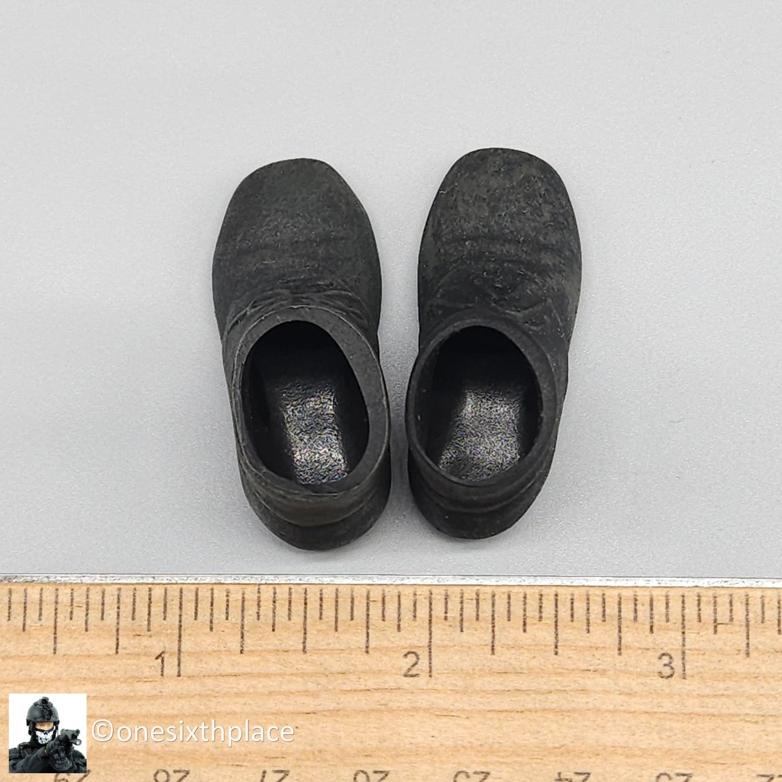 1:6 scale Sideshow Civil War Brogans Shoes (Foot Type) for 12" Figures