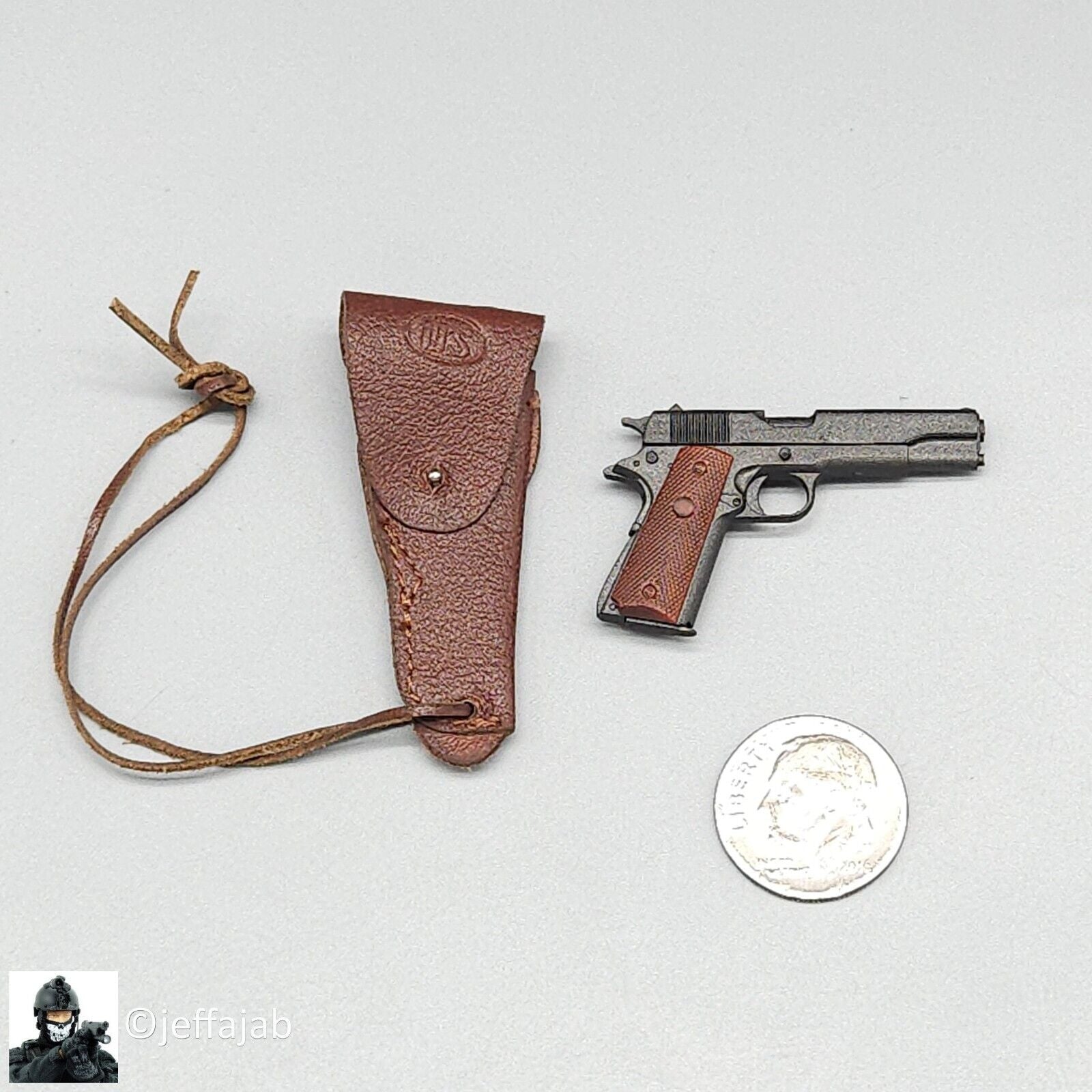 1:6 scale Ujindou WWII First Special Service Force BAR Gunner 1911 Pistol