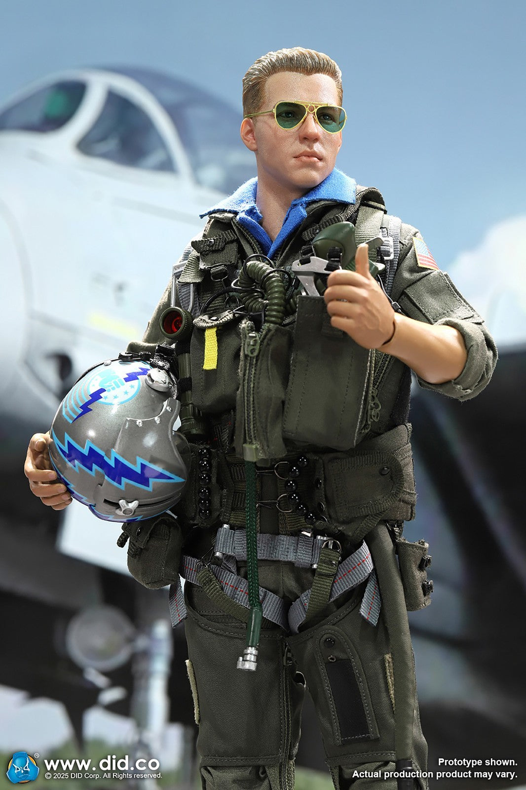 1:6 DID US Navy F-14 Pilot Tom & Nick Flight Suit for 12" Figures