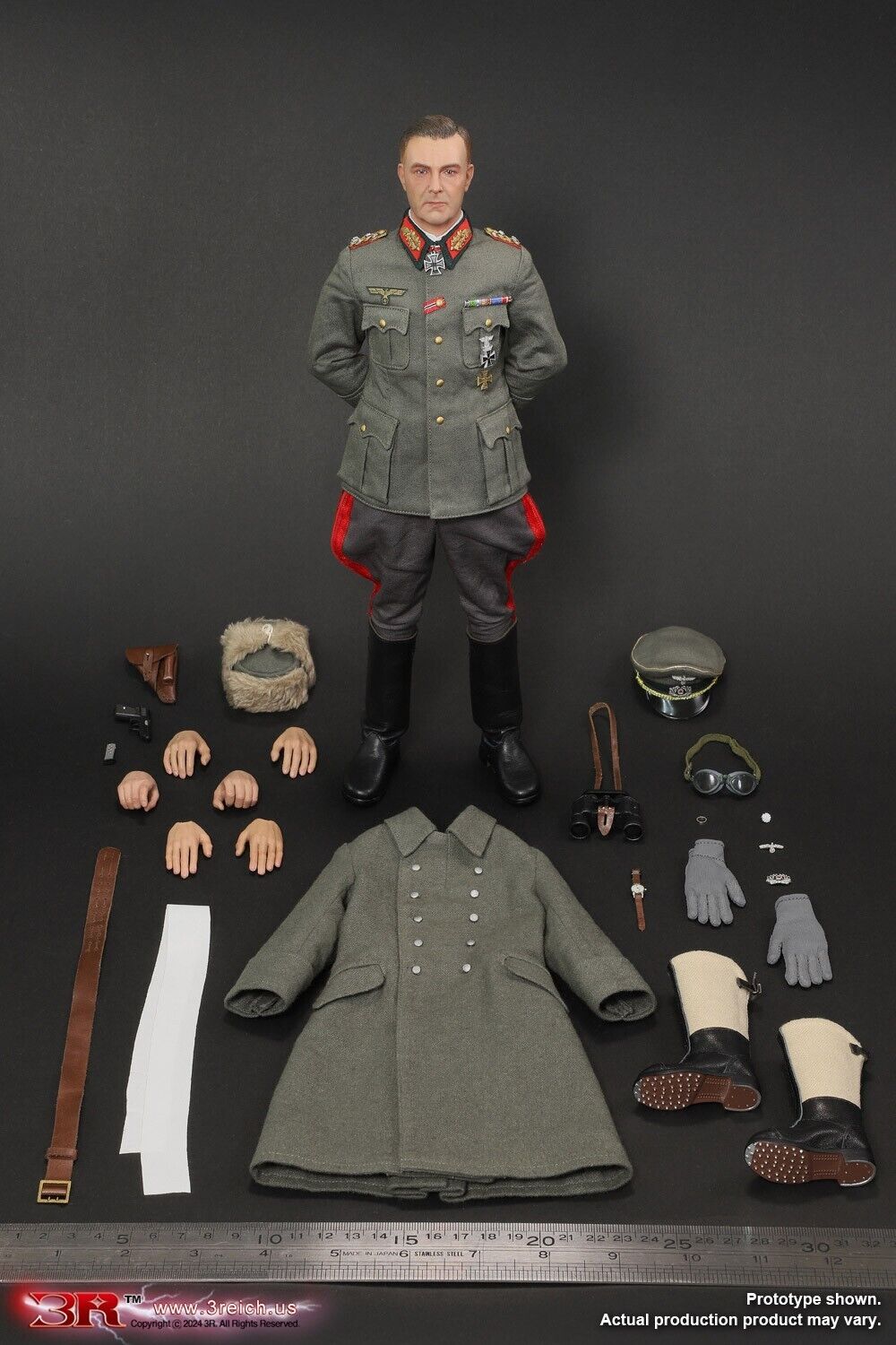 1:6 scale 3R WWII German Generalfeldmarschall 6th Army Friedrich Paulus GM655