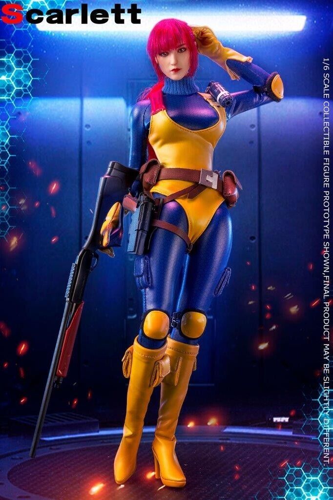 1:6 scale BBK Female Special Force Scarlett Shotgun for 12" Figures