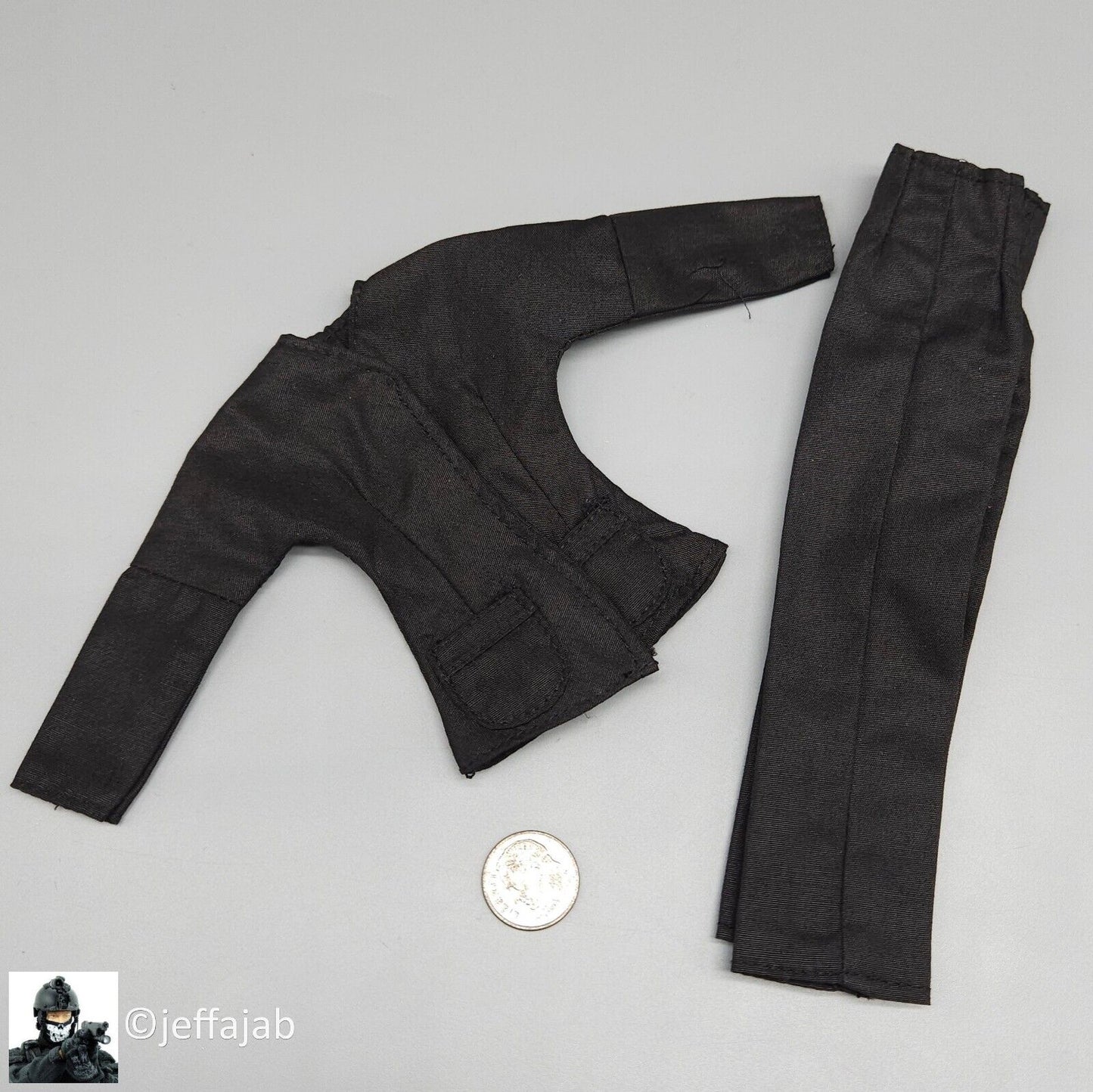 1:6 scale Dragon Vietnam Viet Cong Linh Female Black Uniform for 12" Figures