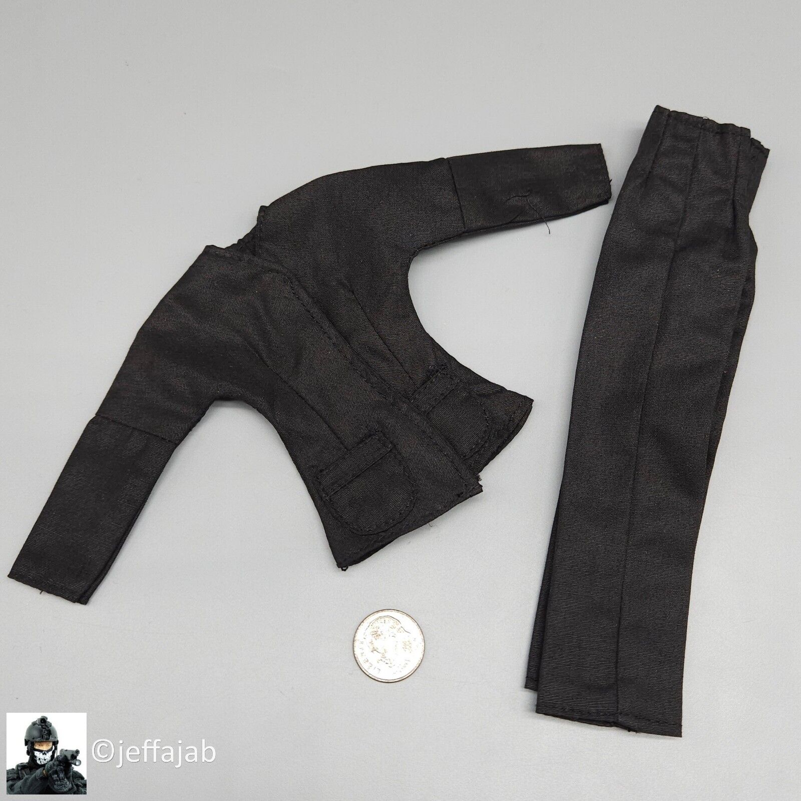 1:6 scale Dragon Vietnam Viet Cong Linh Female Black Uniform for 12" Figures