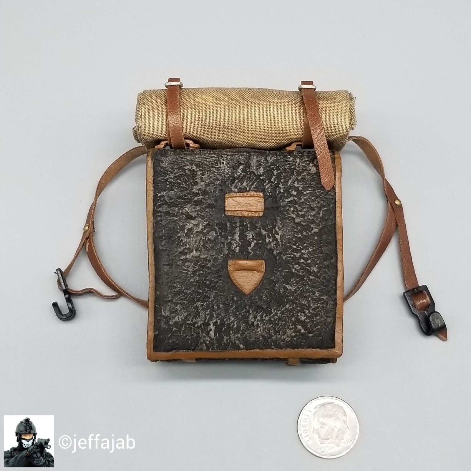 1:6 Sideshow Civil War Union Berdan Sharpshooter Knapsack Backpack #2 12" Figure