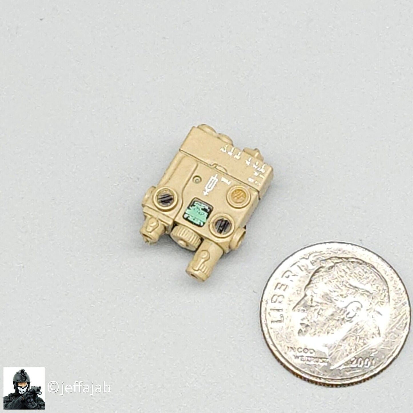 1:6 scale Easy & Simple MCX Carbine Tan DBAL-2 Laser for 12" Figures