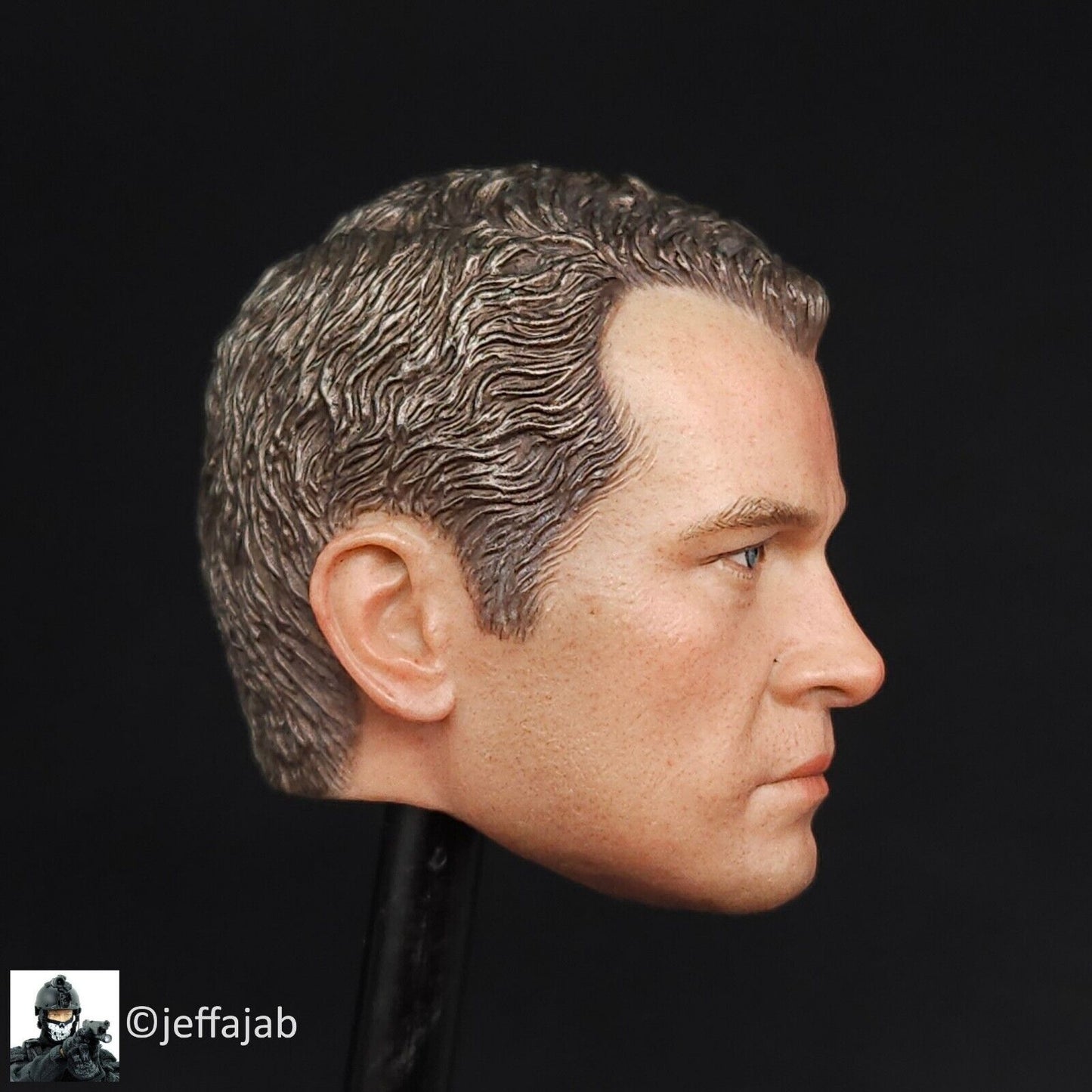 1:6 scale Soldier Story WWII US Infantry Ardennes Male Head Sculpt 12" Figures