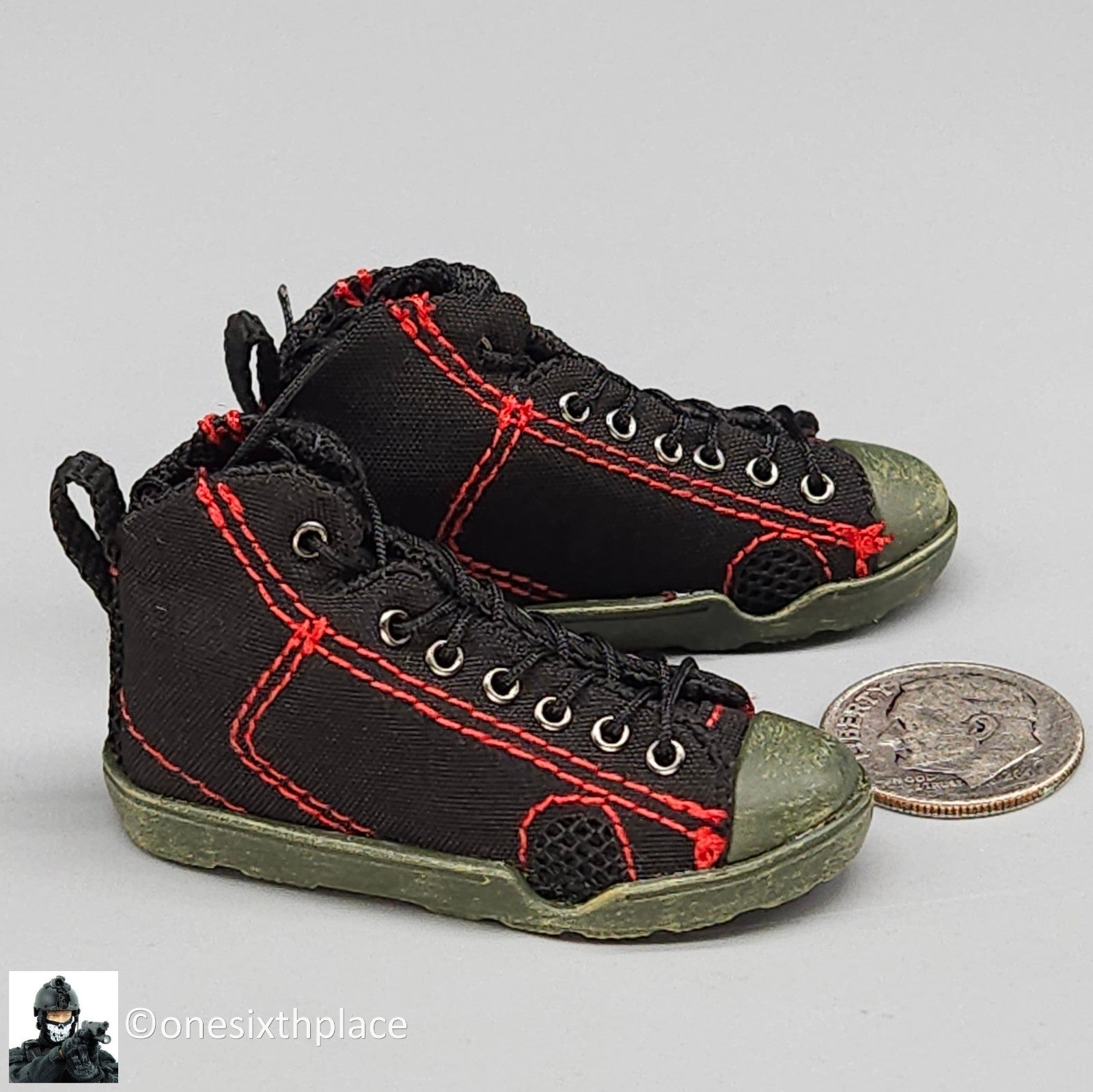 1:6 Easy & Simple ZERT Super Death Squad One Way Ticket Boots for 12" Figures