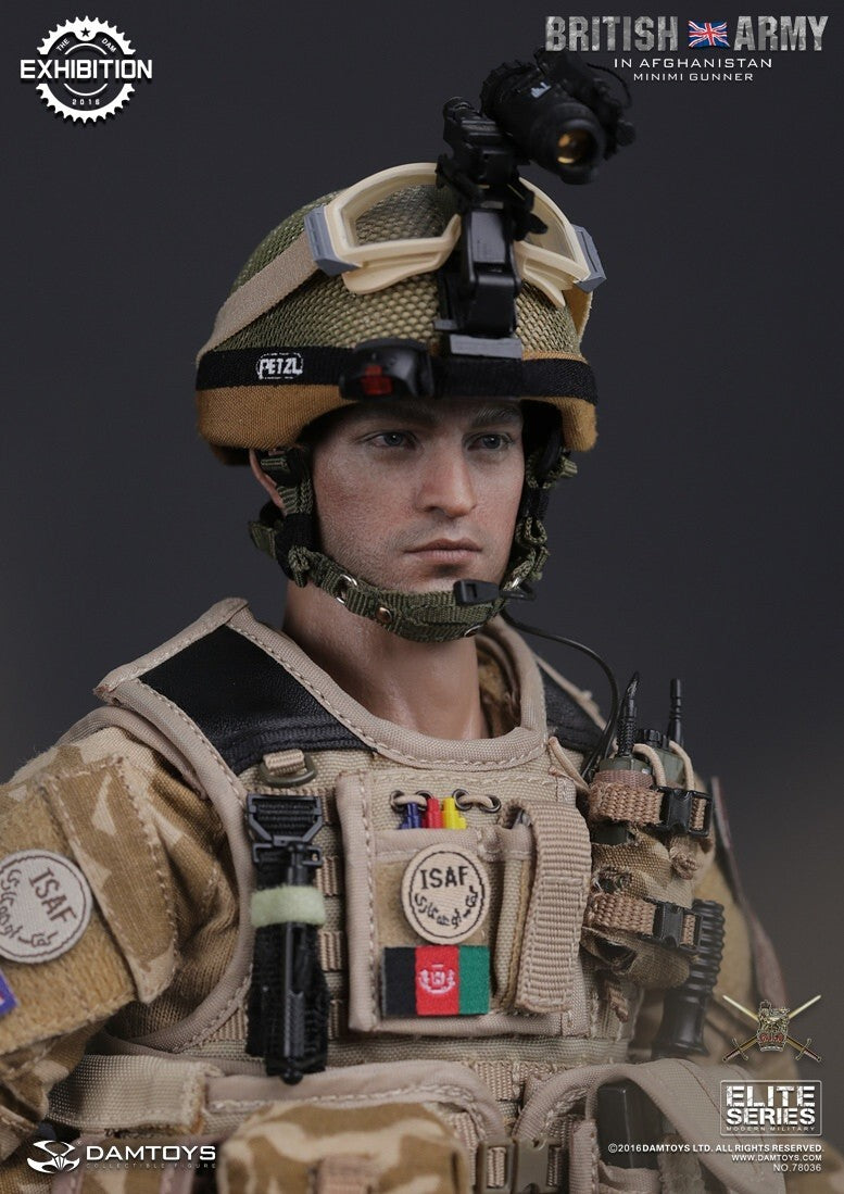 1:6 scale Damtoys British Army Minimi Gunner Osprey Assault Body Armor Vest