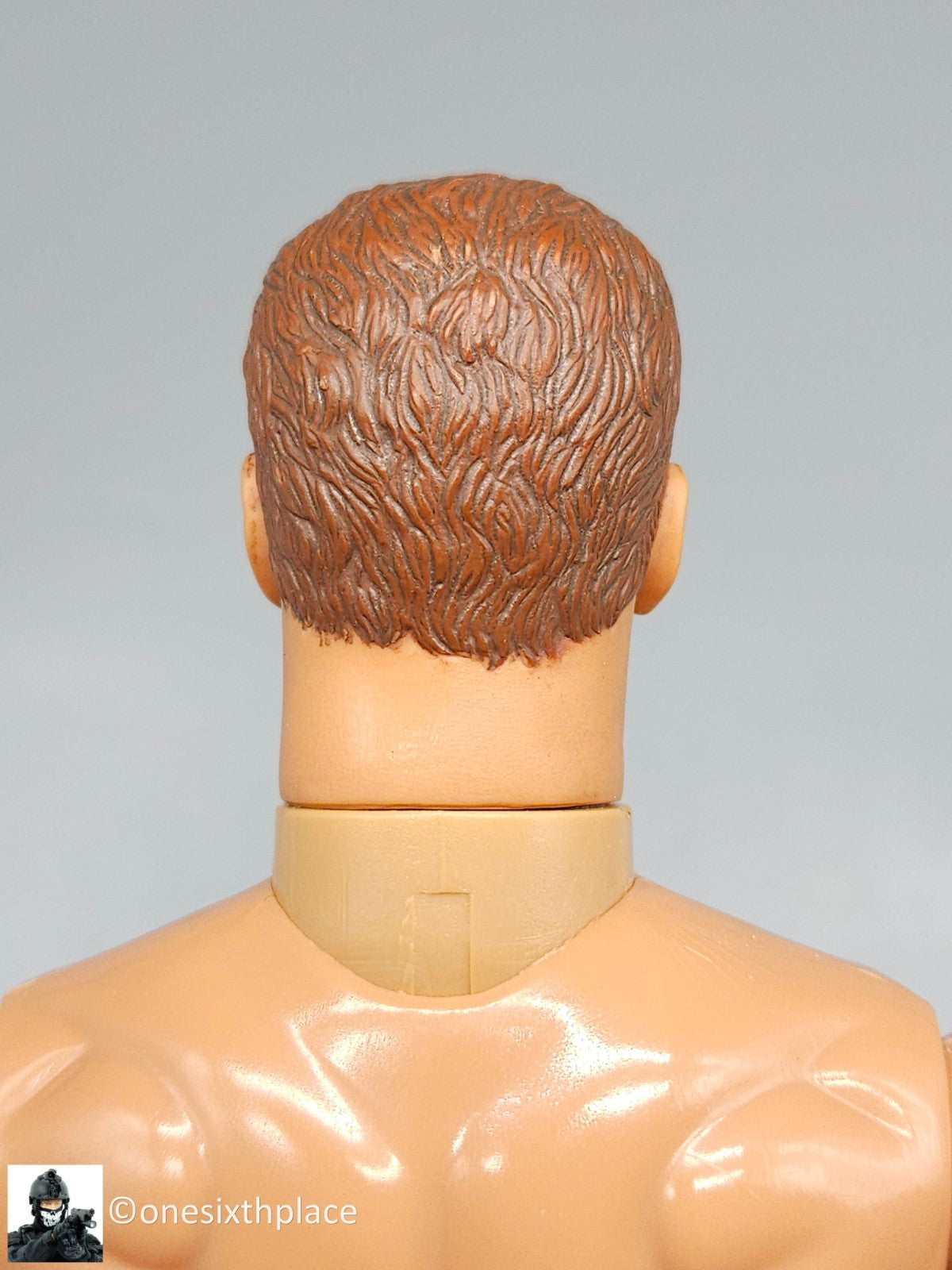 1:6 scale Hasbro GI Joe 1996 Male Body w/ Brown Short Hair Brown Eyes 12" Figure