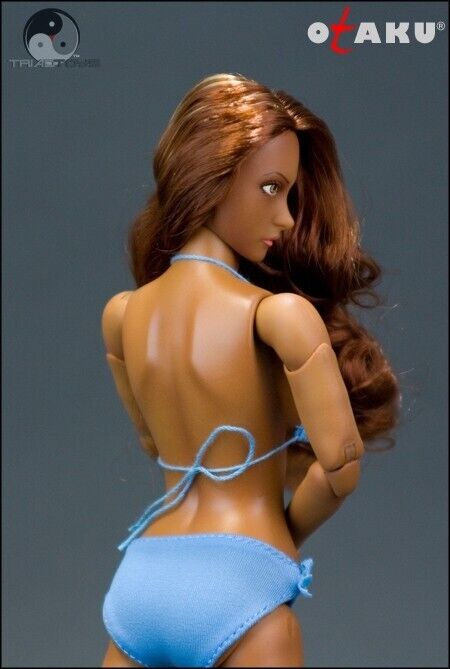 1:6 Triad Toys Female Otaku 1.0 Tan Body w/ Red Hair for 12" Figure READ NOTES