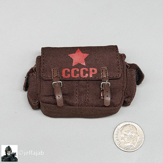 1:6 Flagset Soviet Red Alert Mobilize Troops Gas Mask Bag Pouch for 12" Figures