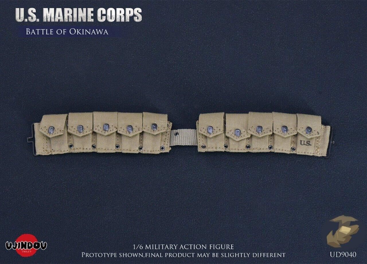 1:6 scale Ujindou WWII US Marine Corps in Okinawa M23 Cartridge Belt