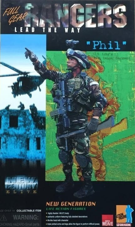 1:6 Dragon Ranger Phil Woodland MOLLE Body Armor Vest 12" Figures