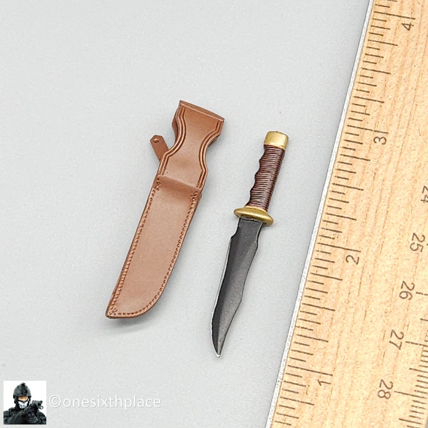 1:6 scale Dragon Vietnam Green Beret Mike Survival Knife for 12" Figures
